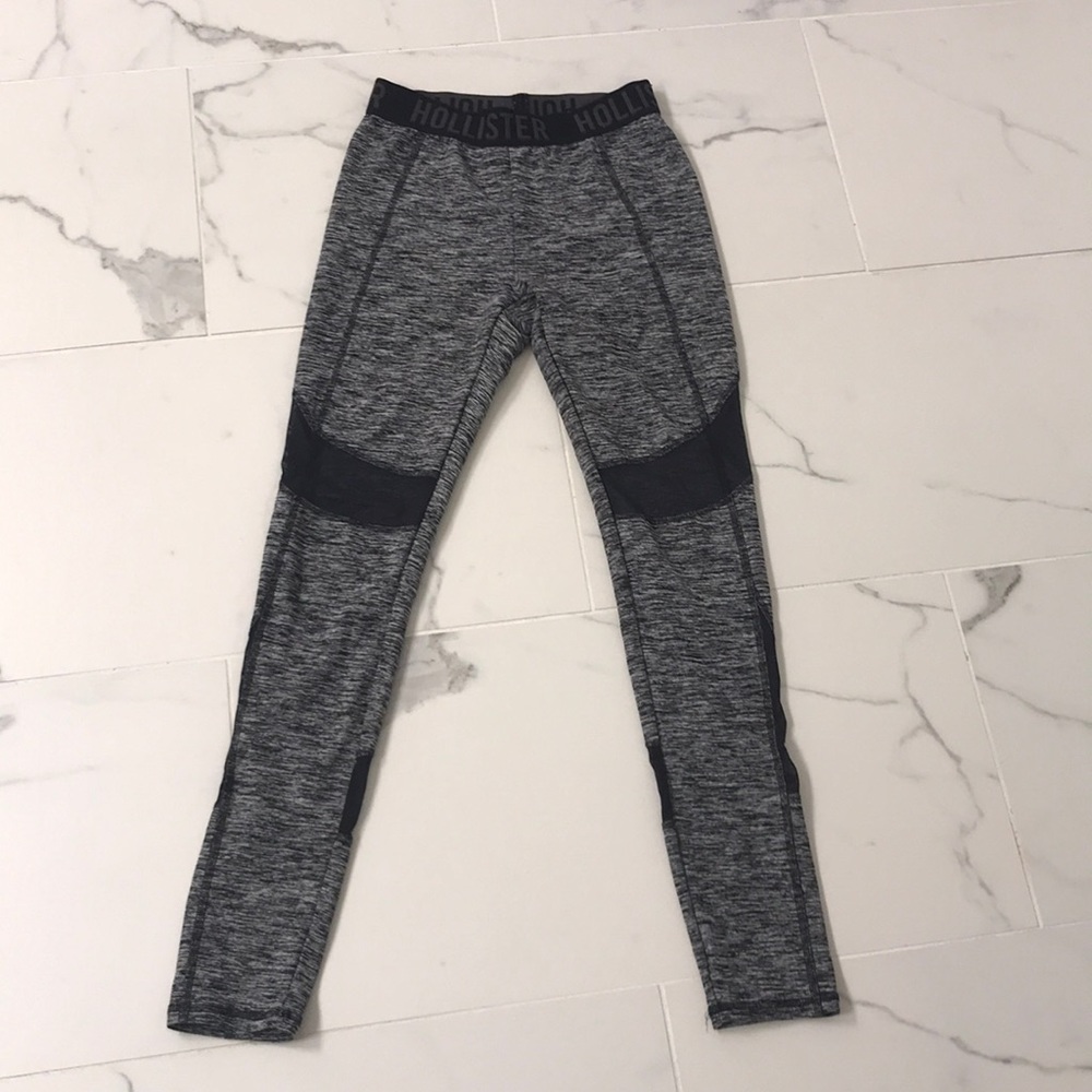 Hollister Grey Mesh Leggings